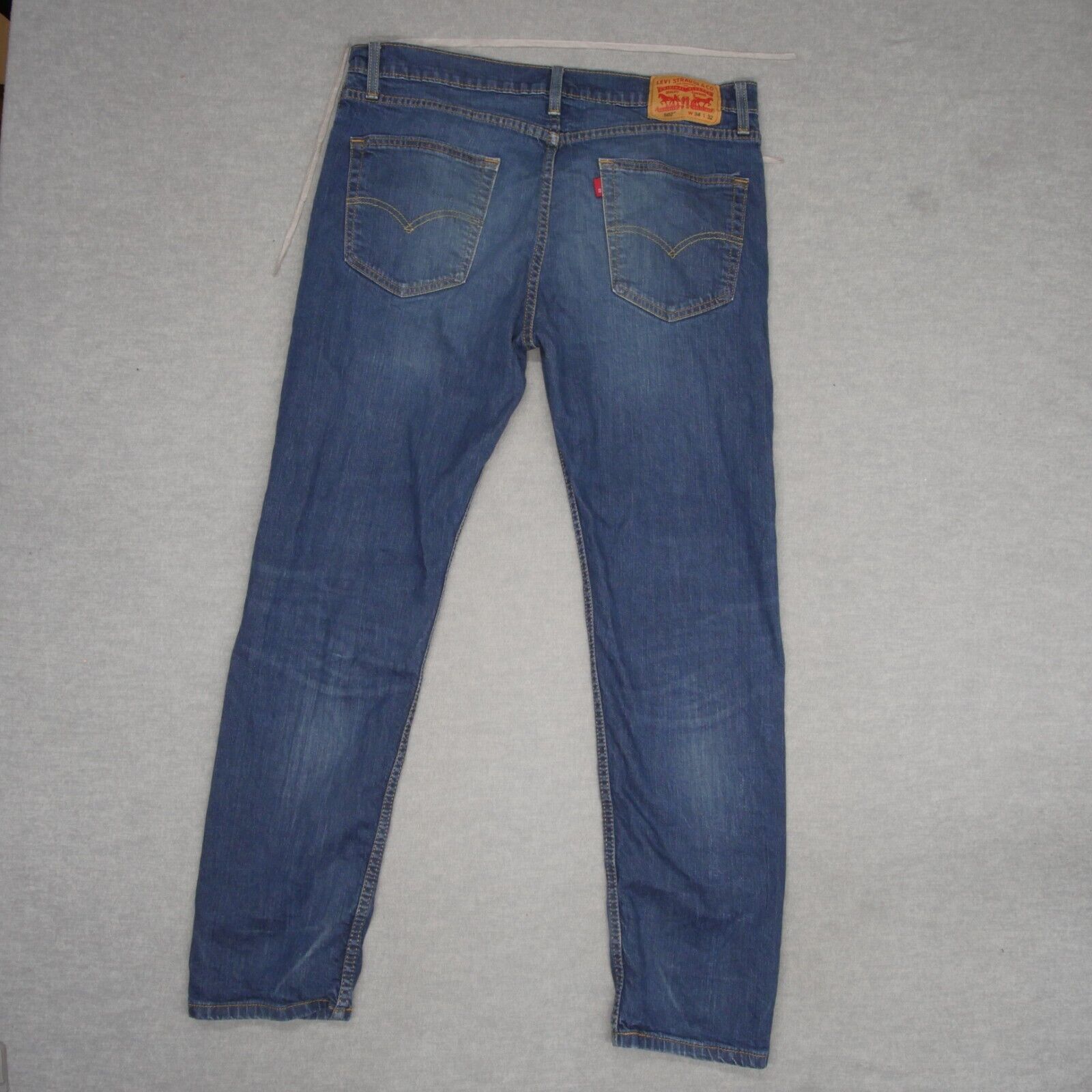 Levi's 502 Men Jeans 34x32 Blue Denim Tapered Fit… - image 5