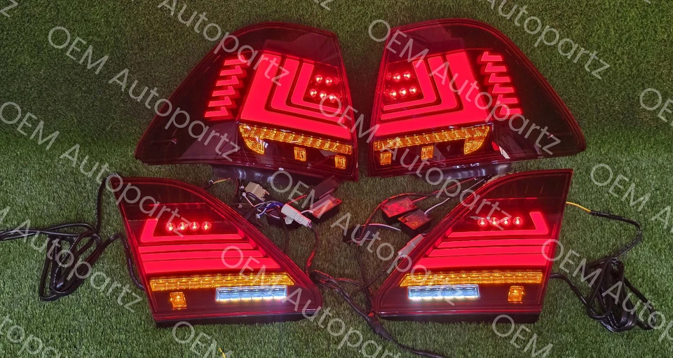 Lanternas traseiras de LED com luzes internas novas plug play personalizadas para Lexus LS430 2001-2003 - Imagem 2 de 4