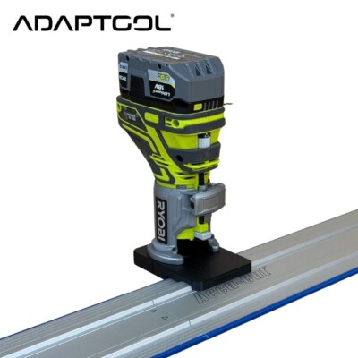 Ryobi R18TR-0 ONE+ Trim Router Führungsschienenadapter für Kreg Accu-Cut Führungsschiene