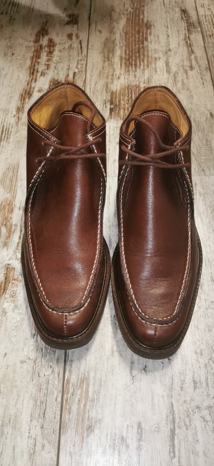 PARABOOT Java Leather brown ANKLE CHUKKA BOOTS | … - image 4