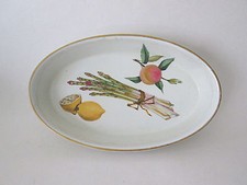 Royal Worester EVESHAM gold Fine Porcelain England 1961 oval vegetable dish