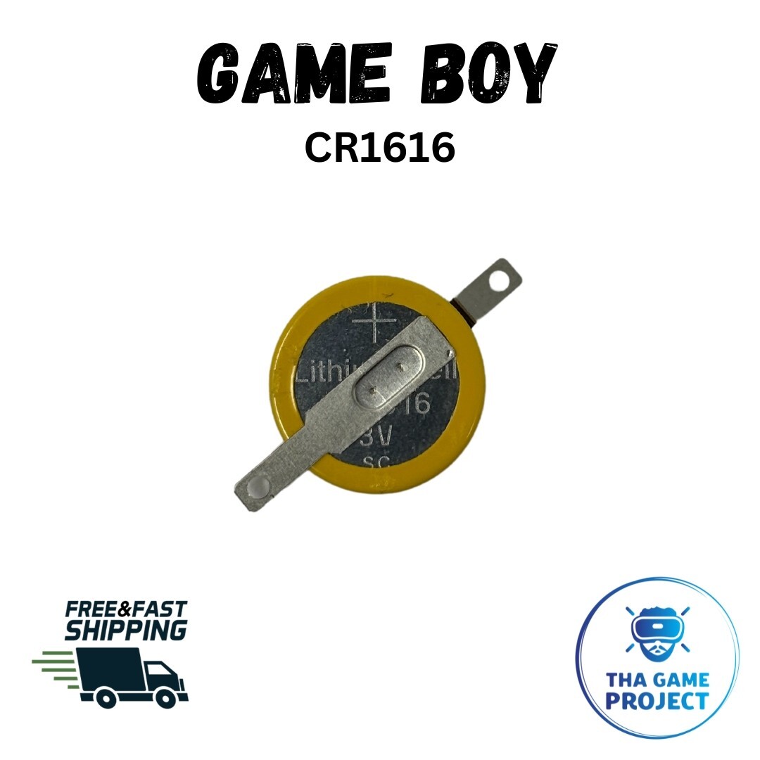 5 x CR1616 Tabbed 3V Battery Game Boy Games (Color/Advance/GBA/GBC