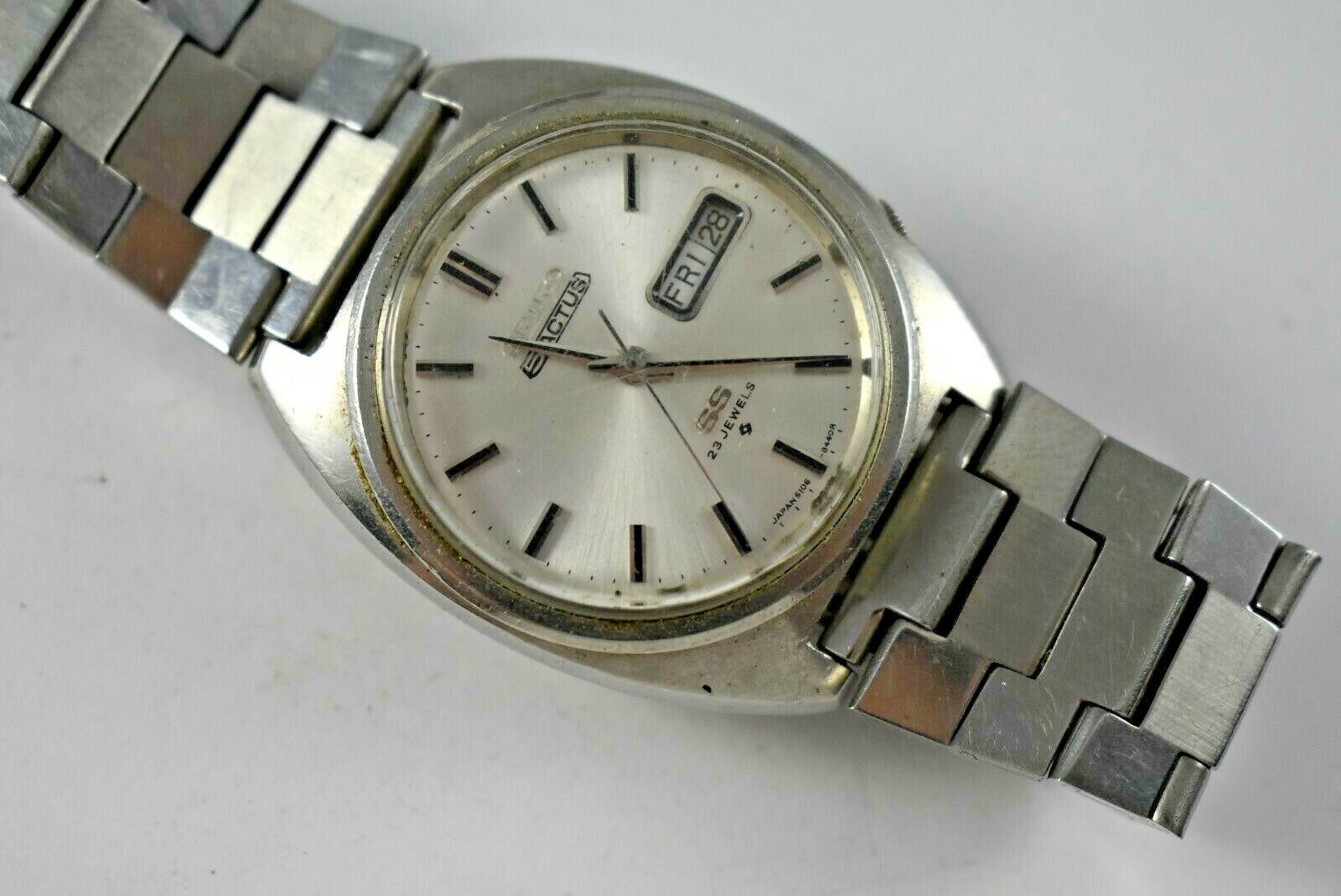 seiko 5 actus ss 23 jewels