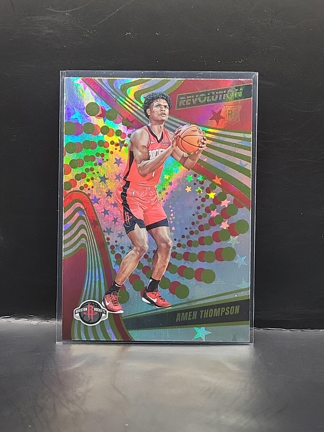 2023-24 Revolution Basketball Amen Thompson Rookie RC Astro Parallel #101 🚀