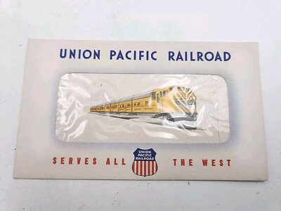 Vintage 1960's Union Pacific Railroad Ticket Envelope Pacific Northwest 