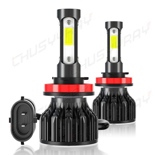 9005+H11 LED Headlight Combo High/Lo Beam Bulbs Super White Bright Lamps - Picture 9 of 10