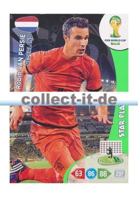 Panini Adrenalyn XL World Cup 2014 - 260 - Robin van Persie - Star Player