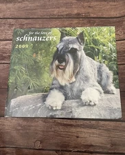 For The Love Of Schnauzers 2009 Wall Calendar Browntrout NEW