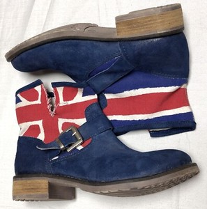 ladies blue suede ankle boots