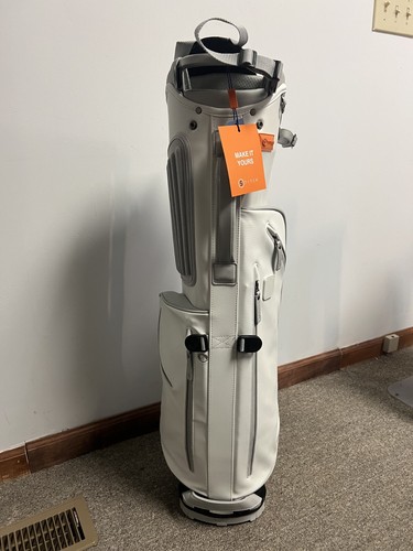 BRAND NEW STITCH LIGHTWEIGHT SL2 WHITE/GREY COLOR BLOCK GOLF BAG NWT - Picture 2 of 6