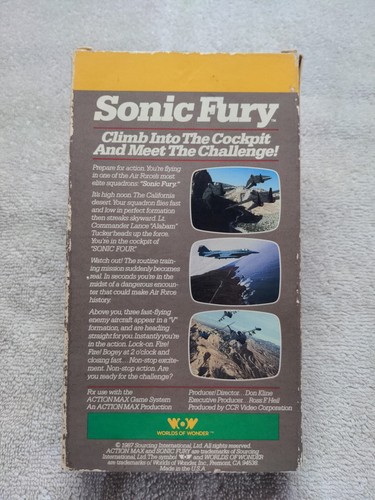 Action Max Sonic Fury VHS - Bild 2 von 4