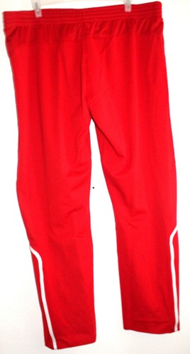 ADIDAS BASKETBALL PRO TEAM PANTS PERFORMANCE ACTIVE BOTTOM WOMEN 3XLT RED - Picture 3 of 5