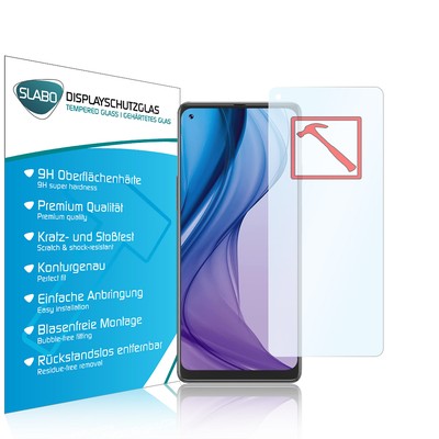 Slabo PREMIUM Panzerfolie für Cubot Max 3 KLAR ''Tempered Glass'' 9H