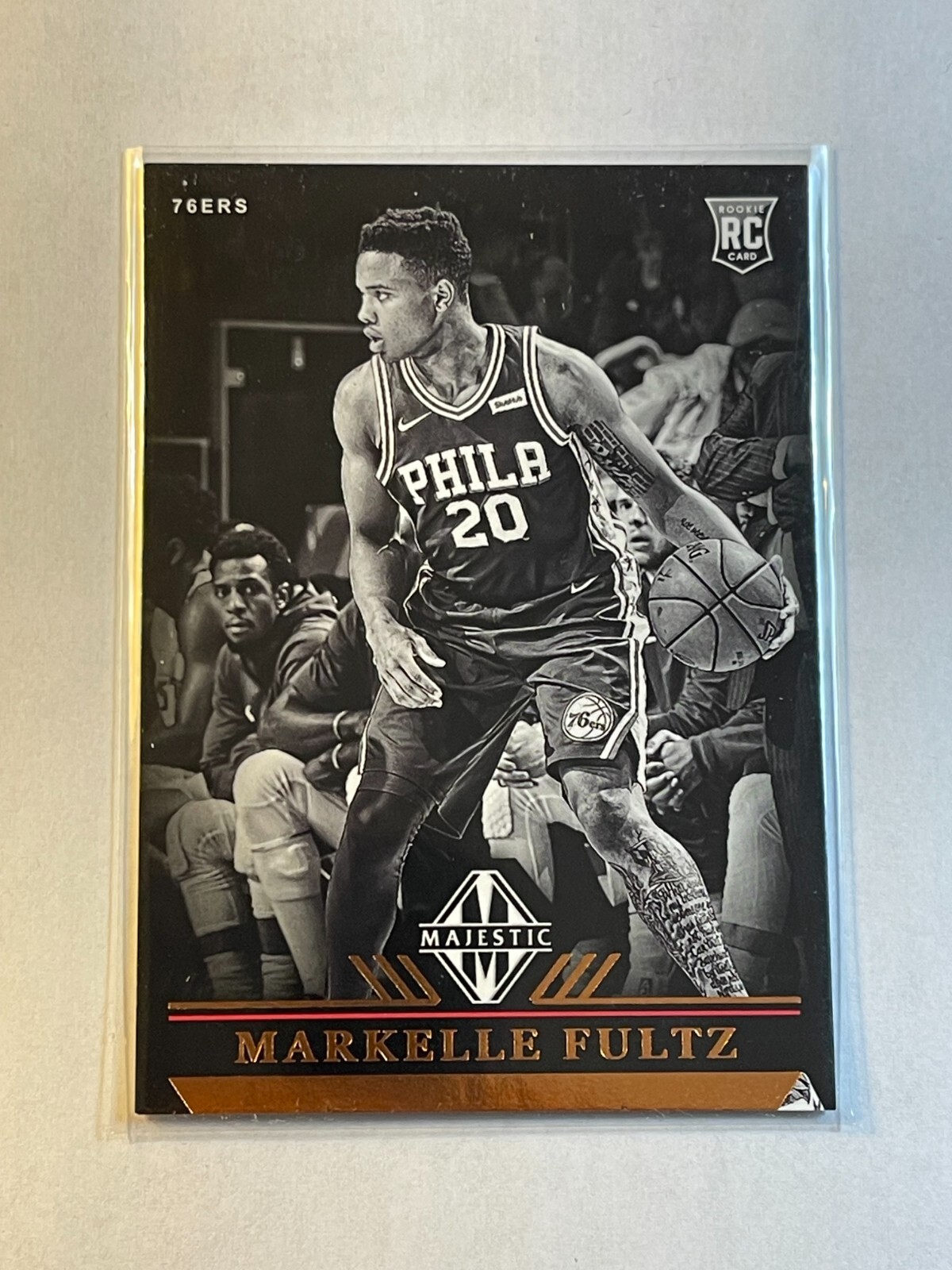 Markelle Fultz 2017-18 Panini Chronicles Majestic Rookie Card RC #321 76ers