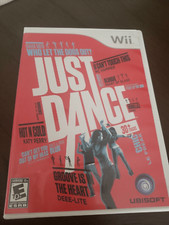 Just Dance (Nintendo Wii, 2009) Manual Game Box