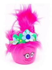New X-Large Jumbo Pink "Poppy" Plush Trolls World Tour Easter Halloween Basket