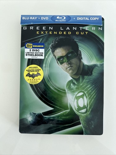 Green Lantern (Blu-ray, DVD, Digital, 2011) Best Buy Exclusive G1 Steelbook OOP - Picture 7 of 10