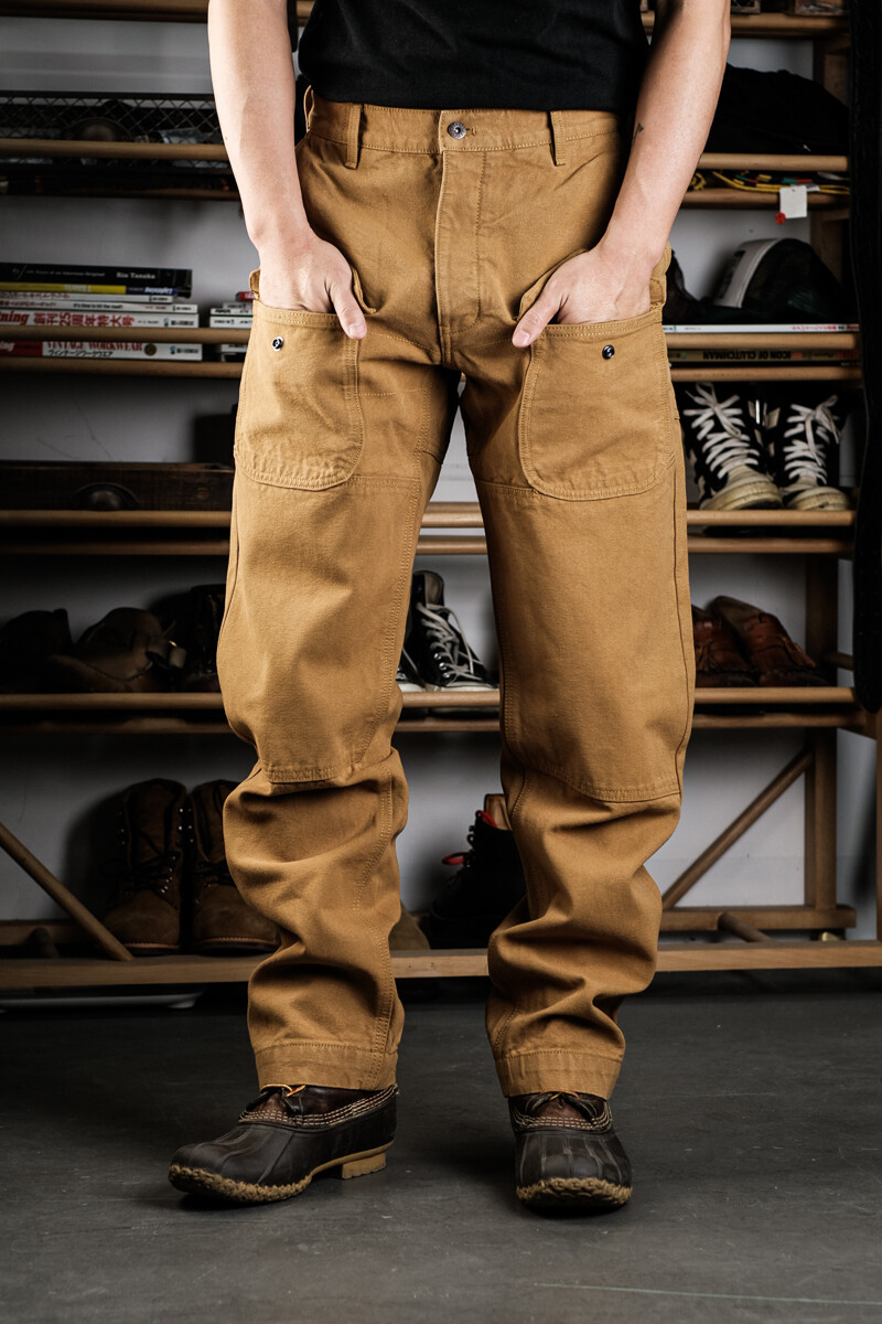 Simons Amekaji Double Knee Logger Work Pants Lumberjack Trousers