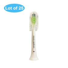 Lot of 25  Genuine Philips Sonicare DiamondClean White Brush Heads  No Box