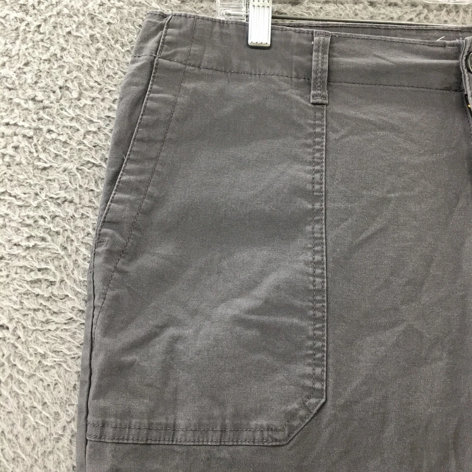 Pantalones de pierna cónica Gloria Vanderbilt para mujer 16 gris tiro alto efecto adelgazante Foto 4 de 4