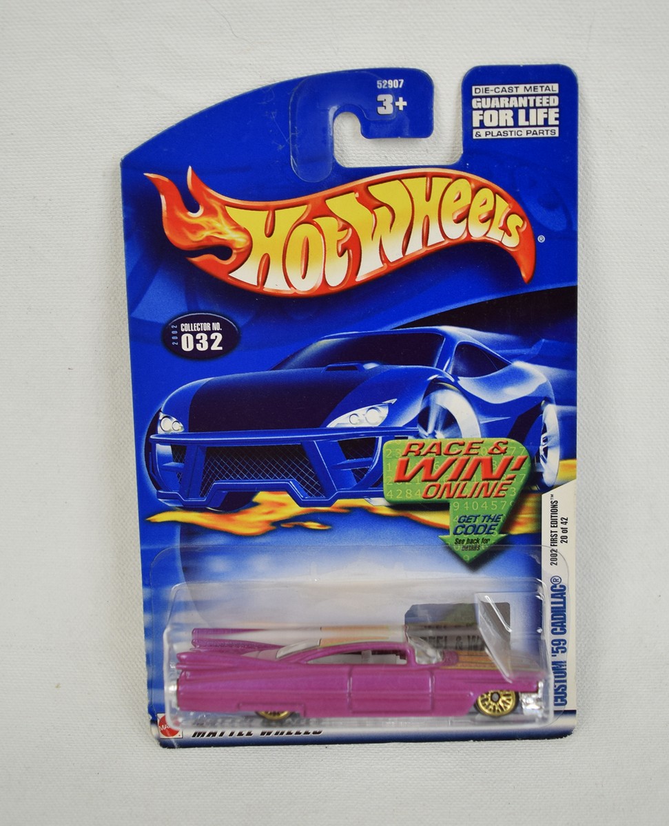 ホットウィール 599XX STH Hot Wheels 2002 First Editions Custom 59 Cadillac Purple Car