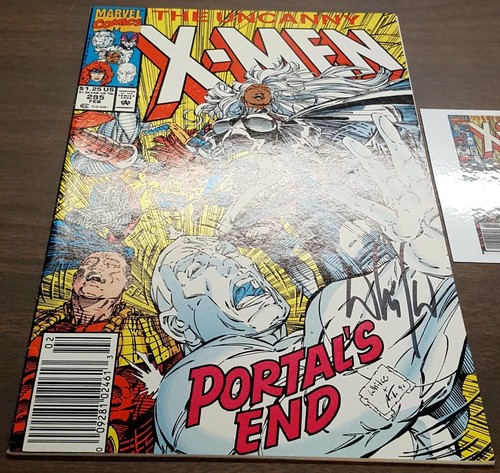 The Uncanny X-Men (1963) #285 Newsstand SIGNED Whilce Portacio Notarized WOS - Picture 3 of 5