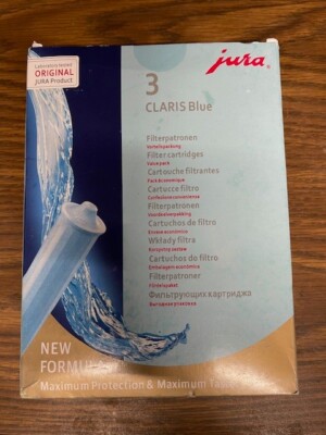 Lot Of 6 Claris Blue Original Jura Filters 3 in box, 3 with no box