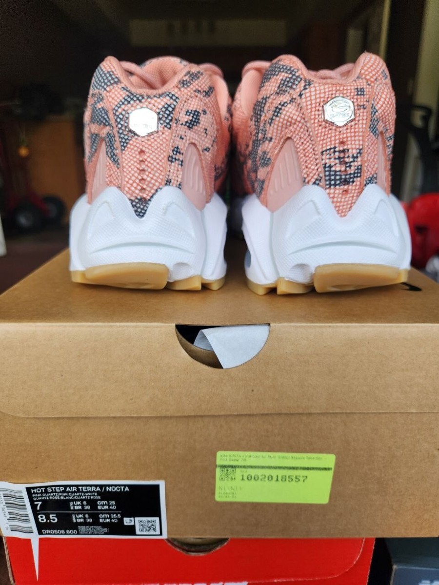 New In Box Nike Air Terra Hot Step x
DRAKE NOCTA Pink Quartz White Nike Air Terra Hot Step x DRAKE NOCTA Pink Quartz White NEW  main image 4