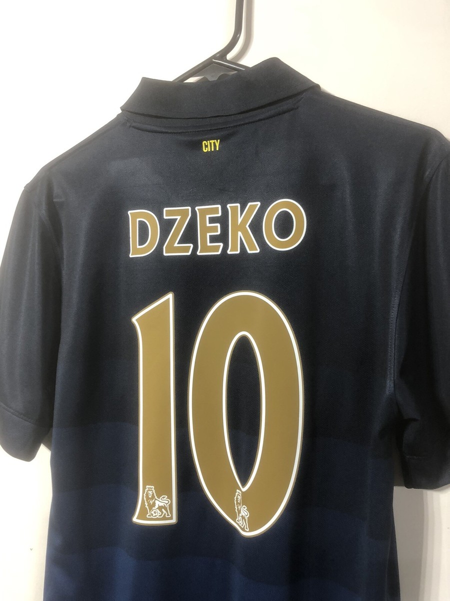 Dzeko #10 Manchester City 2014/15 Small Away Football Shirt Dzeko #10 Manchester City 2014/15 Small Away Football Shirt