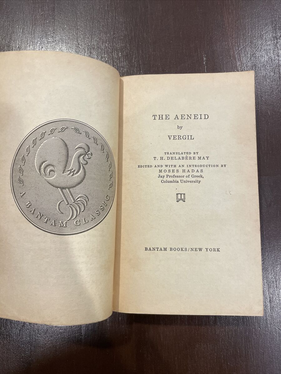 The Aeneid - Paperback By Vergil - 1961 Complete and Unabridged - Rare