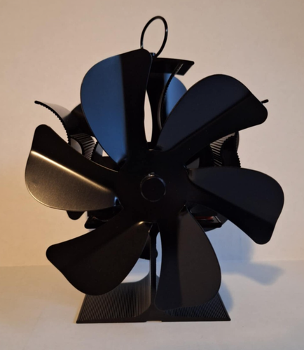 Wärmebetriebener Ofenventilator, 6 Flügel Holzofen