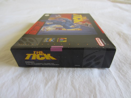 The Tick (SNES) Super Nintendo CIB Complete Box 1994 FOX RARE - Picture 7 of 19