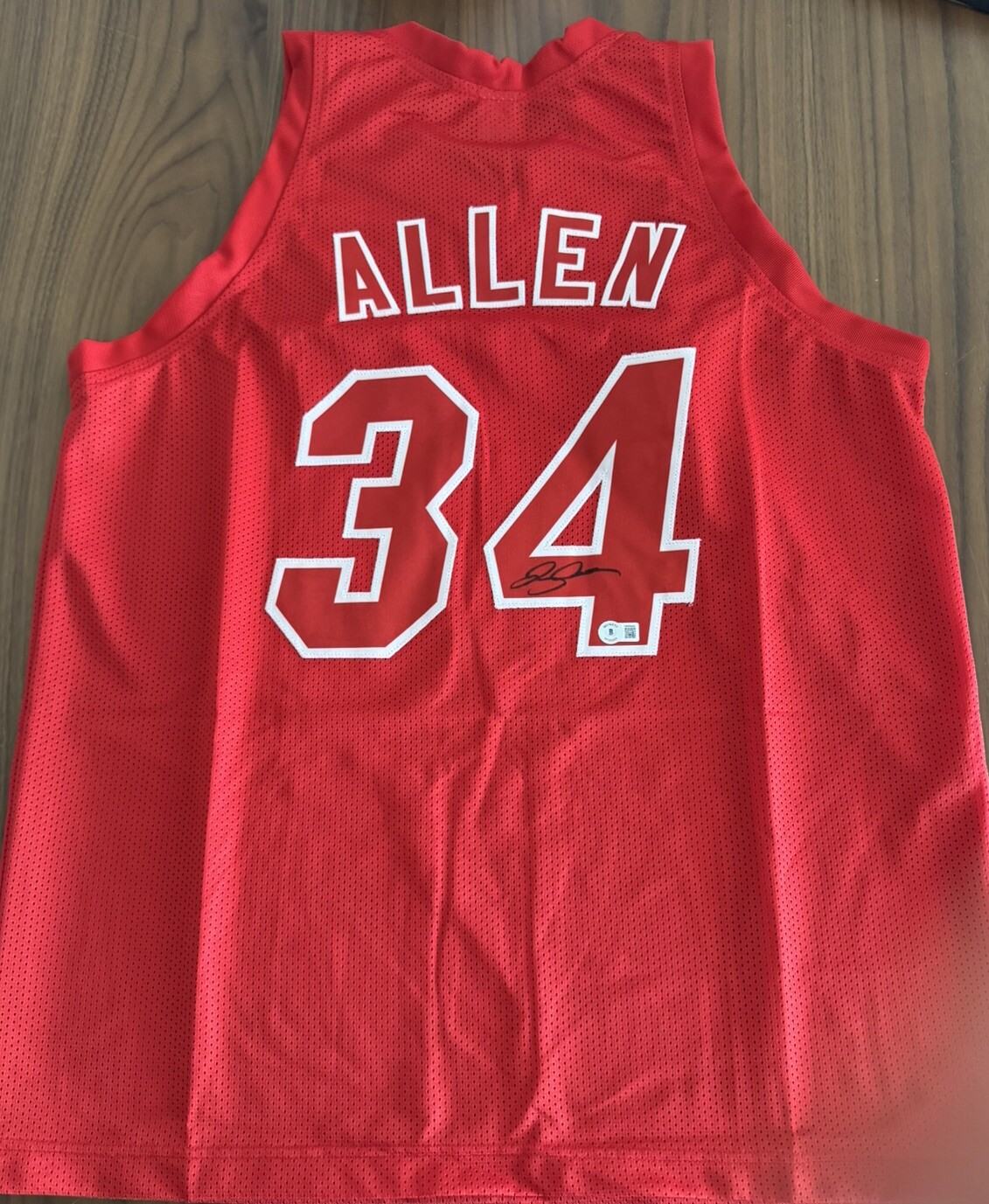 Ray Allen Autographed Signed Miami Heat BASKETBALL JERSEY 