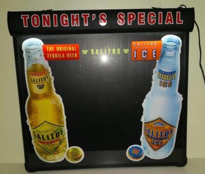 Salitos Leuchtwerbung, Partyleuchte,Salitos Tequilabier, Imported Salitos Ice