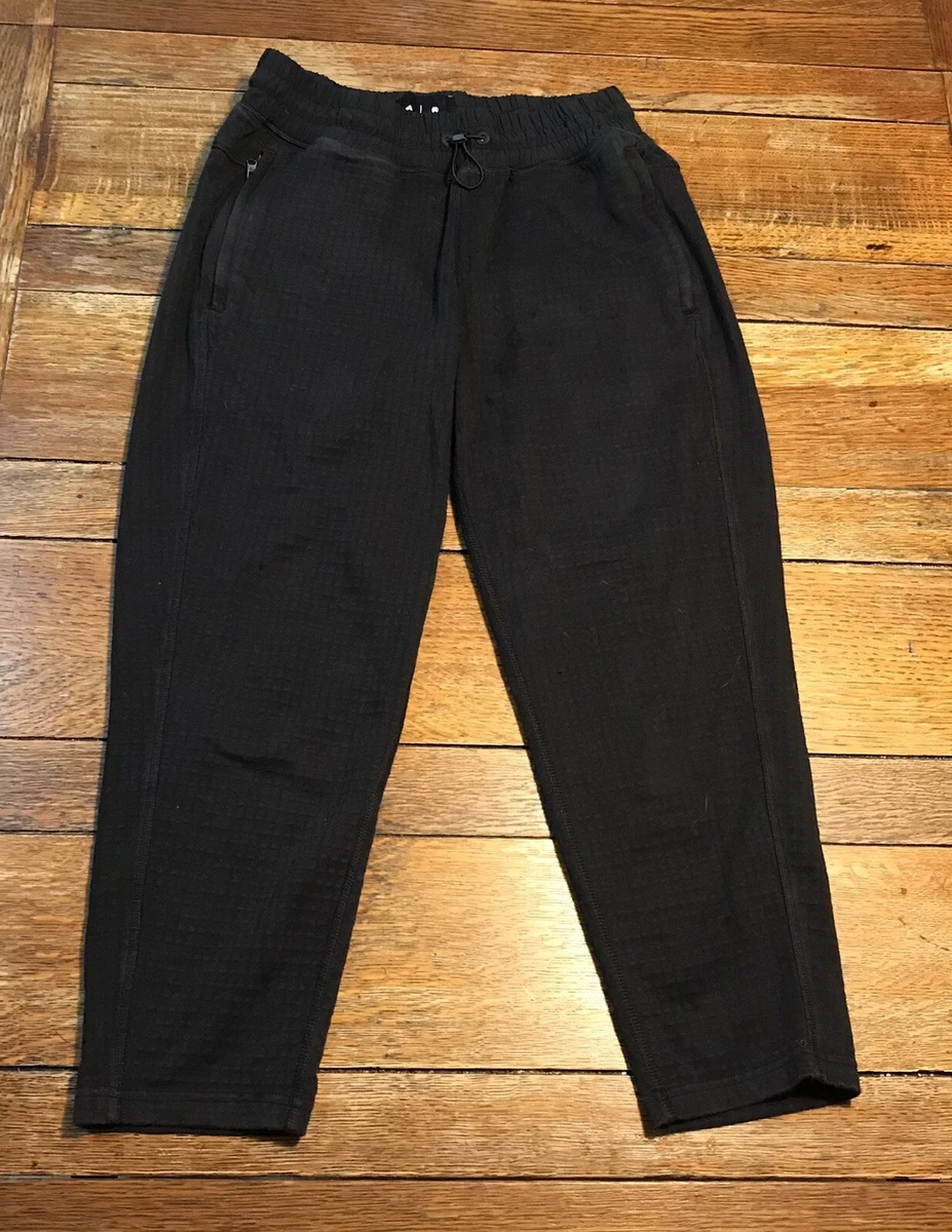 Women's Adidas Athletic X Reigning Champ Prime Knit Pants Black Sweats S  Capris