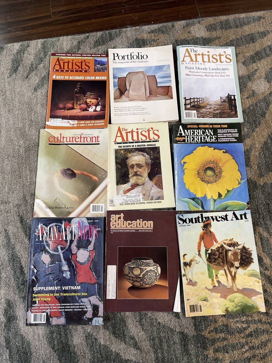 vintage art magazine 80's And 90's | eBay
