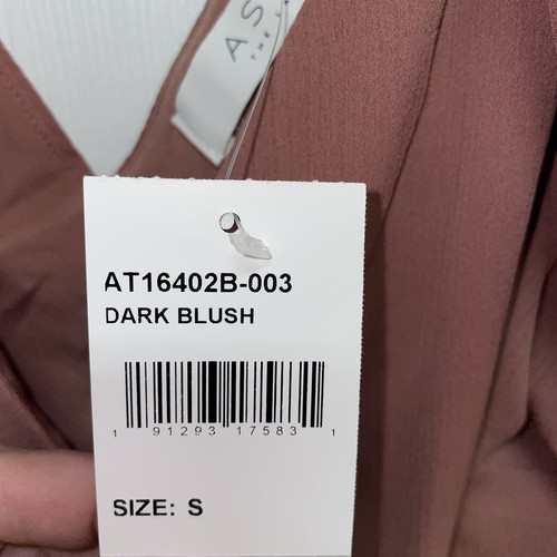 ASTR The Label Bodysuit Women's Small Blush Pink Puff Sleeve Wrap Front NWT - Picture 2 of 5