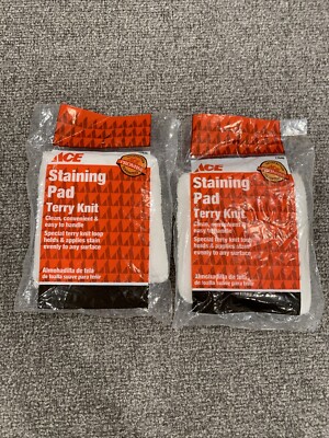2x Ace Staining Pad Terry Knit For Any Surfaces 4.5 in. 17648 NEW | eBay