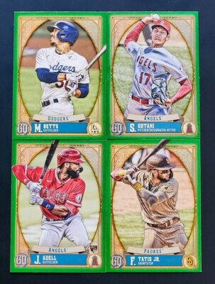 2021 Topps Gypsy Queen GREEN Parallels with Rookies You Pick - 2 Card Minimum