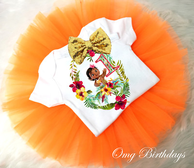moana 1st birthday outfit