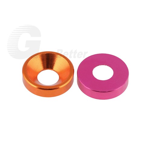 M2 M3 M4 M5 M6M8 Countersunk Washers - Anodised Aluminium - Fairing Fender Alloy - Picture 23 of 23