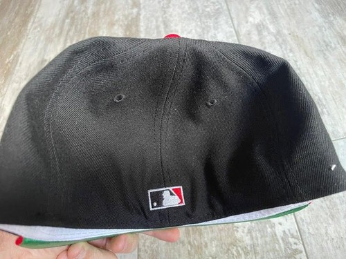 New 7 1/4 New Era 59Fifty Cleveland Indians Fitted Hat - Picture 4 of 6