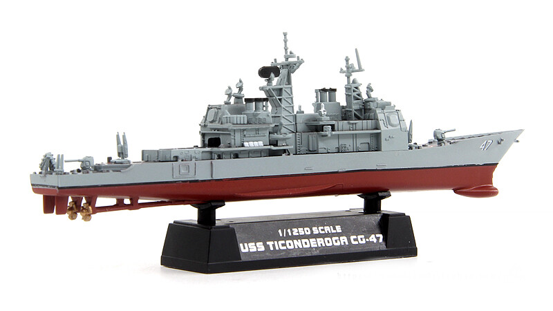 (未使用･未開封品)　Easy Model Warship 1:1250 - USS Ticonderoga Cruiser CG-47 - EM37401 ar3p5n1 Easy Model 1/1250 USS CG-47 Ticonderoga Cruiser Plastic