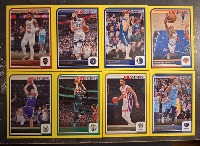 2023-24 Panini NBA Hoops Yellow Parallel - PICK YOUR CARD