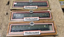Trix Liliput HO 83202 83302 Deutsche Meistermodell DB X3 Carriages Rare Boxed 