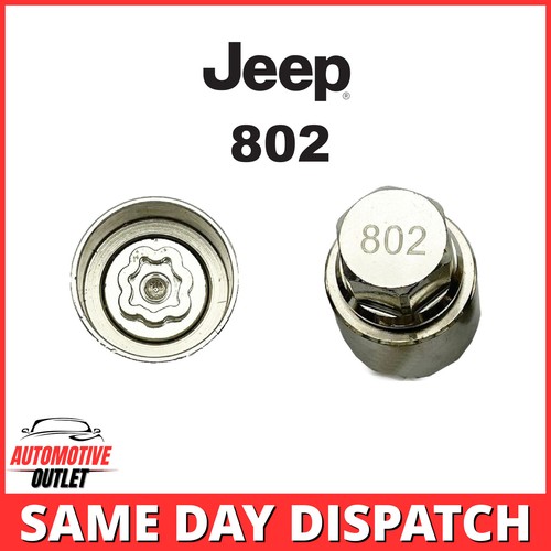 MASTER LOCKING WHEEL SECURITY NUT KEY BOLT SOCKET REMOVER NUMBER 802 FOR JEEP