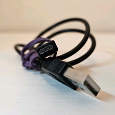 TESTED Black USB Standard Type A Male to Micro USB Male Round Cable 20 Inch