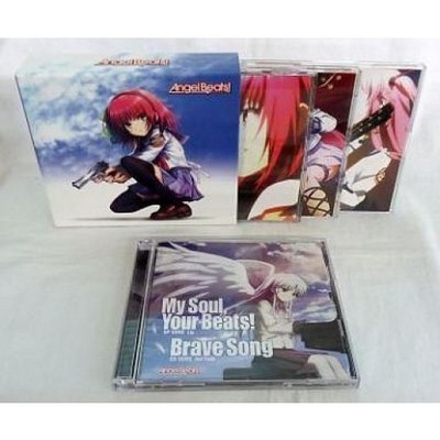 Used anime CD set: Angel Beats! theme song & insert songs (with Toranoana li