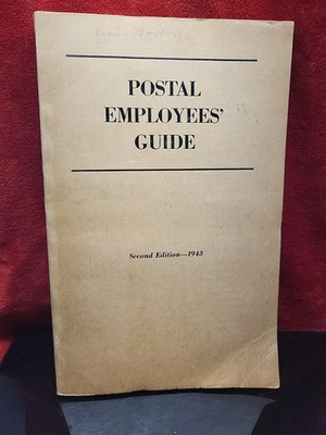 Postal Employees Guide Second Edition 1943 (PB, 1943) w/ Salary Card