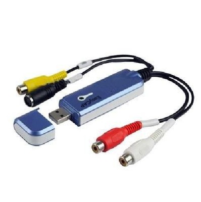 Easycap USB 2.0 Audio Videoaufnahme NTSC PAL SECAM Blau